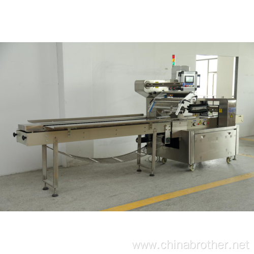 Three Servo Pillow Candy Paper Wrapping Packing Machine
